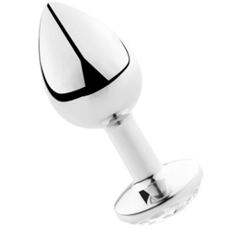 Obsenza - SECRETPLAY Transparent Aluminium Analplug – 8 cm für intensive Erfahrung - Image 1