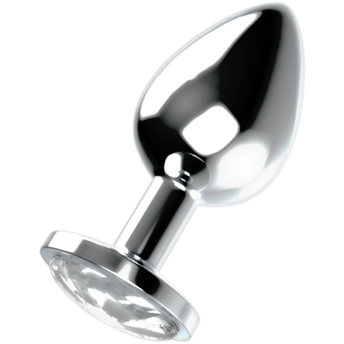 Obsenza - Elegant Crystal-Accent Metal Anal Plug for Enhanced Pleasure - Image 1