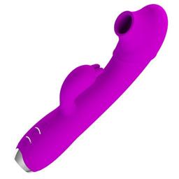 Obsenza - Vibratore Regina Pulsante con Aspirazione e 12 Funzioni di Vibrazione - Viola - Image 1
