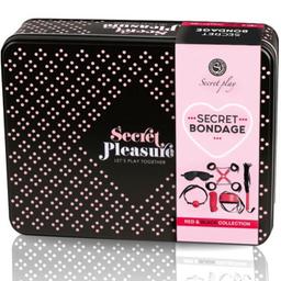 Obsenza - SecretPlay Red BDSM Bondage Set - Complete 6-Piece Collection - Image 1