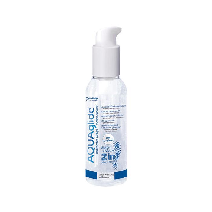 Obsenza - AQUAglide Original 2 en 1 - Lubrifiant et Gel de Massage 125ml - Image 1