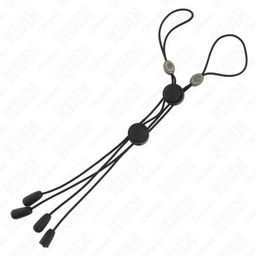 Obsenza - Grampos de Mamilos Detalhes com Elástico Preto KINK - Preto - Image 1