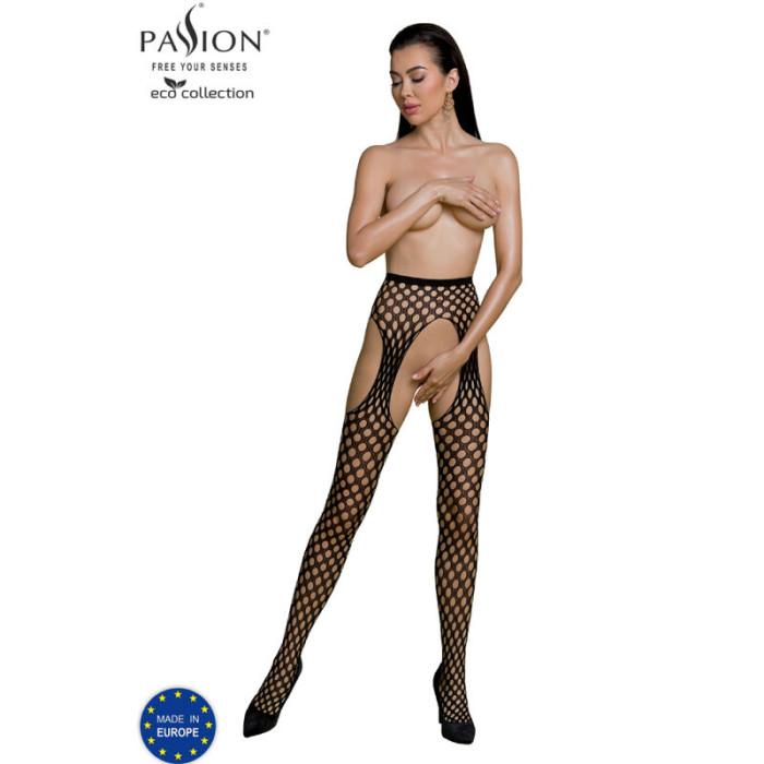 Obsenza - Eco Collection Bodystocking Eco S003 by PASSION - Sustainable Lingerie for Feminine Elegance - OS - Image 1
