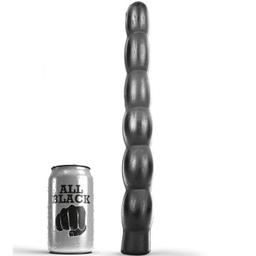 Obsenza - Dildo Anal Ondulado de 32 cm - All Black - Negro - Image 1
