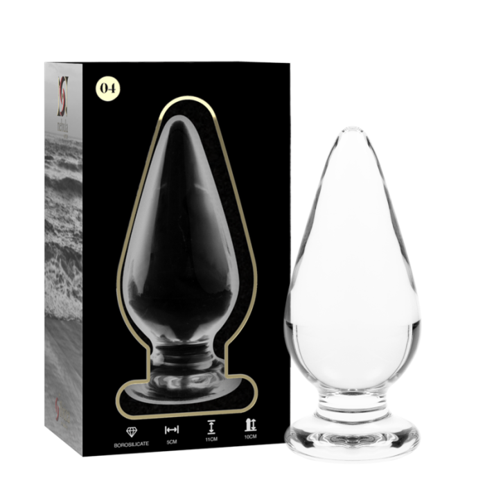Obsenza - Nebula Series Ibiza Model 4 Borosilicate Glass Anal Plug 11cm - Image 1