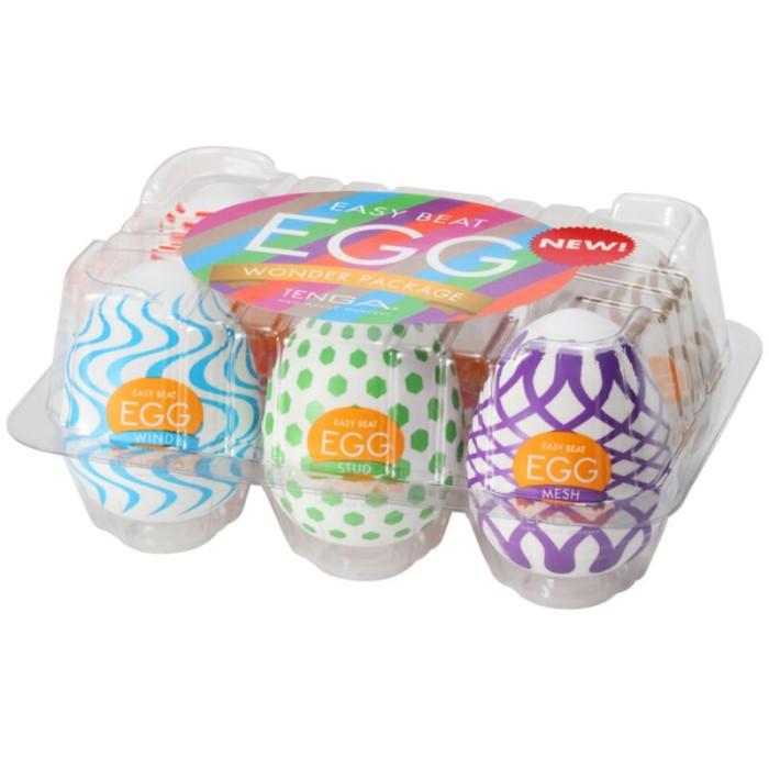 Obsenza - Tenga Wonder Egg Pleasure Pack – 6 Unique Masturbators for Ultimate Satisfaction - Image 1