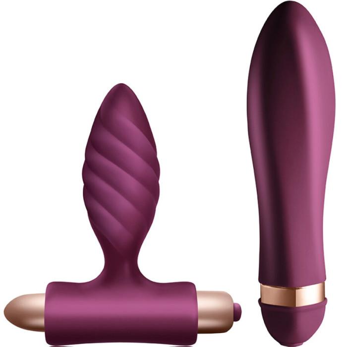 Obsenza - Desire kit twisted vibrator + anal plug - Image 1