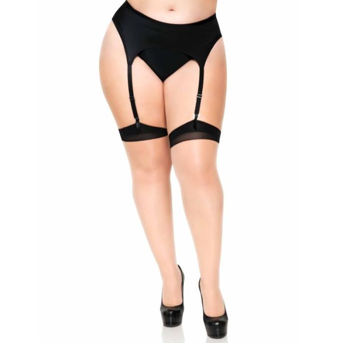 Obsenza - Cuissardes Lycra Transparentes 2 Tons avec Couture Arrière - TU - Image 1