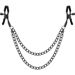 Obsenza - Pinces Tâmelon Red Edition avec Chaîne pour Jeux BDSM Intenses - Image 1