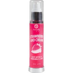 Obsenza - Lubricante Calor Fresa y Nata 2 en 1 para Masaje - 50ml - Image 1