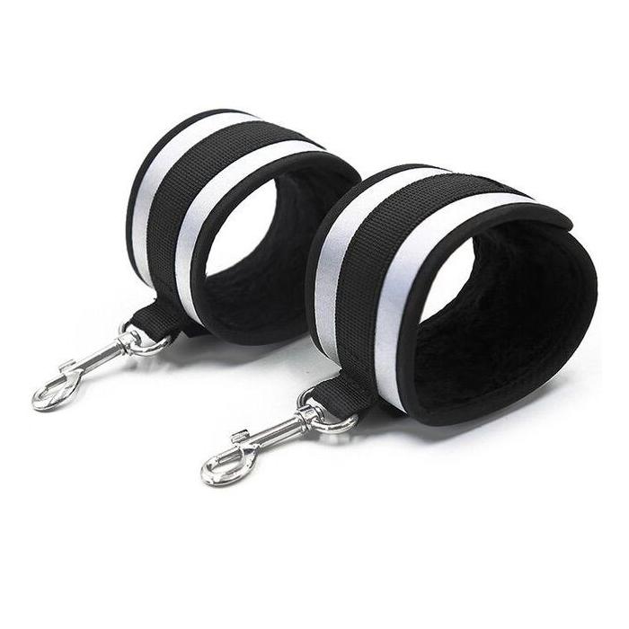 Obsenza - OHMAMA Fetish Handgelenkmanschetten – Hochwertige BDSM Accessoires - Grau - Image 1