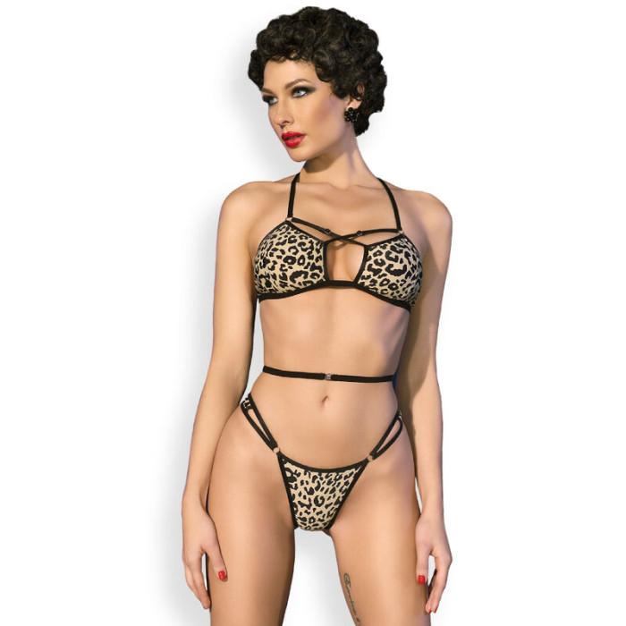 Obsenza - Bikini Leopardo Ajustable de CHILIROSE para Mujer - S/M - Image 1