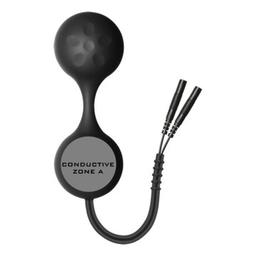Obsenza - Lula Ejercitador Kegel de Silicona para Estimulación Interna de ElectraStim - Negro - Image 1