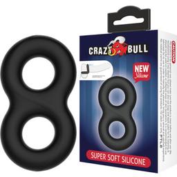 Obsenza - Crazy Bull Double Silicone Cock Ring for Enhanced Performance - Image 1