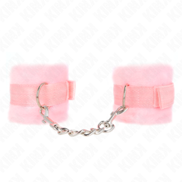 Obsenza - Algemas de Pele Iniciante Rosa 30x7cm para BDSM e Control - Rosa - Image 1