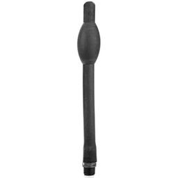 Obsenza - Ducha Anal Hinchable de Silicona de 27 cm para Higiene y Placer - Negro - Image 1
