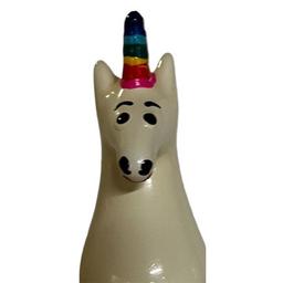 Obsenza - Preservativo decorativo pintado a mano arcoíris unicornio - Image 1