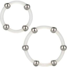 Obsenza - Premium Steel Beaded Silicone Ring Set for Enhanced Pleasure - Image 1