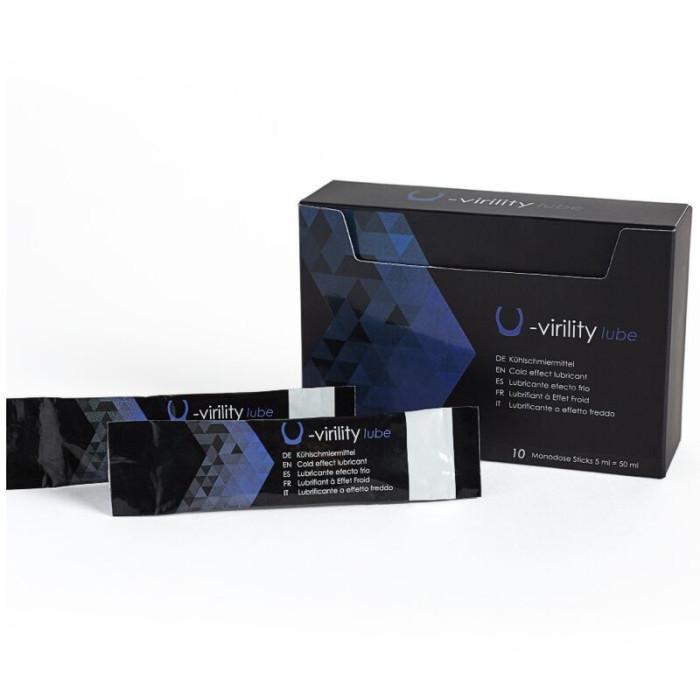 Obsenza - U-Virility Cold Effect Lubricant Sachets 10x5ml for Enhanced Pleasure - Image 1
