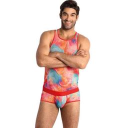Obsenza - ANAIS MEN Falcon Top S – Sexy Lycra Herren Slip mit Bananendruck - Image 1