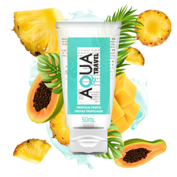 Obsenza - Lubricante Base Agua Sabor Frutas Tropicales – Longa Duración y Apto para Viajes - Image 1