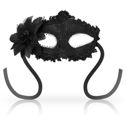 Obsenza - Venetian Side Flower Mask by OHMAMA – Elegant and Mysterious Eyemask - OS - Image 1