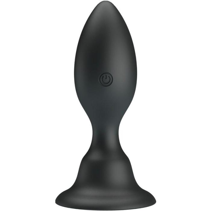 Obsenza - Plug Anal Vibrador con Vibración y Ventosa PRETTY LOVE - Negro - Image 1