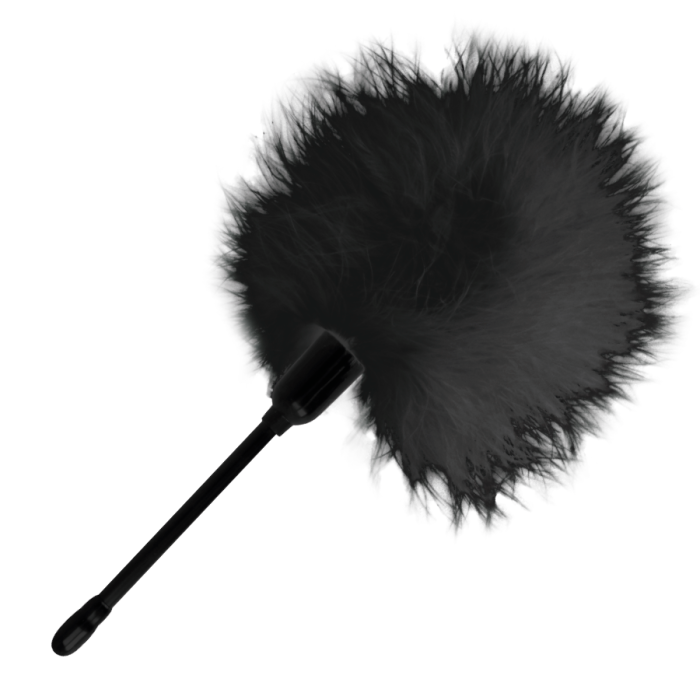 Obsenza - Pluma Estimuladora Darkness Black Feather para Juego Erótico - OS - Image 1