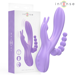Obsenza - MIKO Triple Vibrateur Lapin, Stimulateur et Anal 7 Vibrations Violet - Violet - Image 1