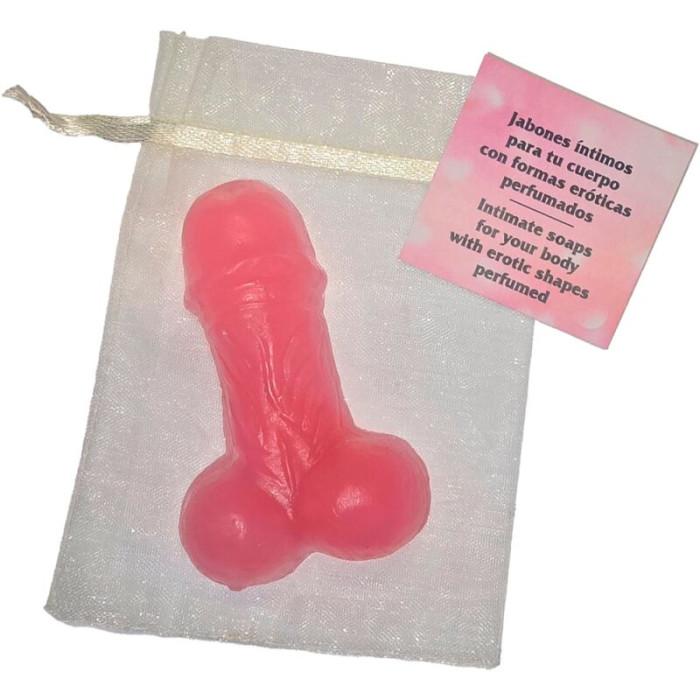 Obsenza - Pink Penis-Shaped Perfumed Soap for Bachelor and Bachelorette Parties - Pink - Image 1