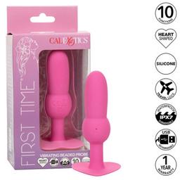 Obsenza - Sonda Anale Vibrante First Time Beaded con 10 Funzioni Rosa - Rosa - Image 1
