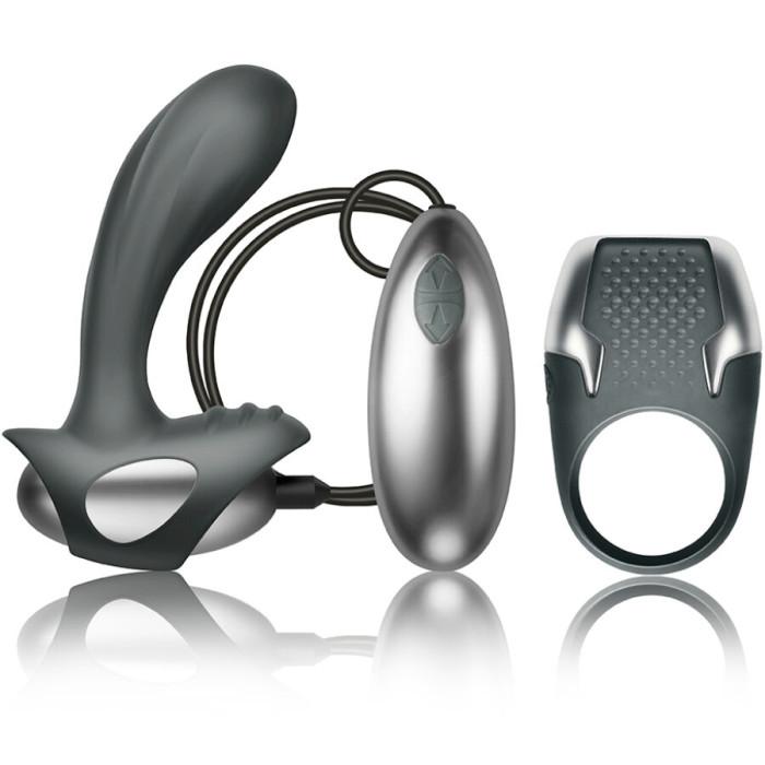 Obsenza - Excite kit cock ring + wire prostate massager - Image 1
