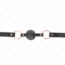 Obsenza - Premium TPE Ballknebel 4 cm mit Knebelverschluss für BDSM und Kontrolle - Image 1