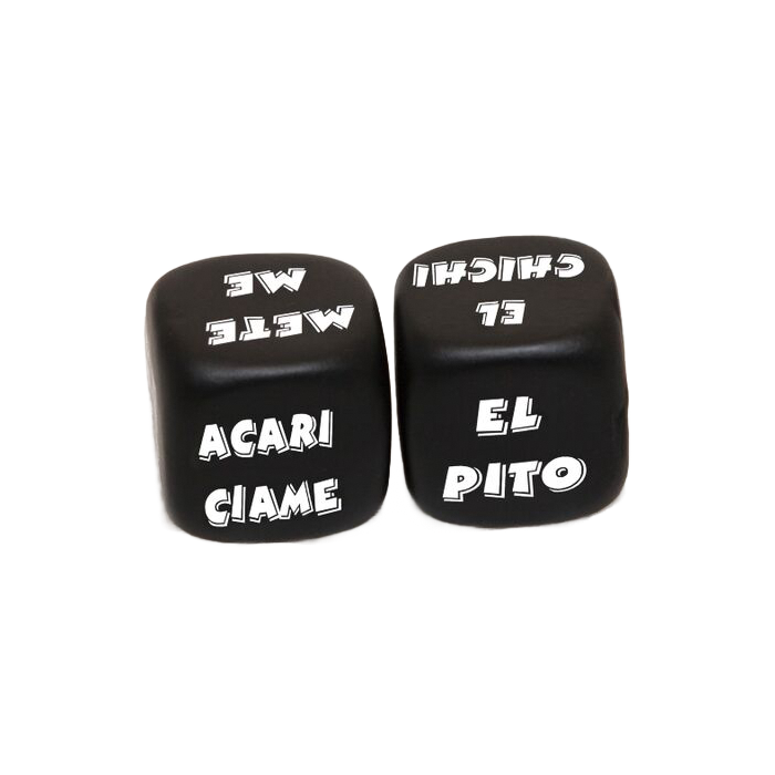 Obsenza - Dés d'Action et Parties du Corps Noirs – Jeu Érotique Diverty Sex - Image 2