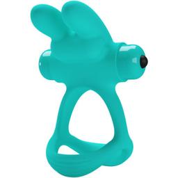 Obsenza - Anello Vibratore Coniglio Verde Dante di Pretty Love per Piacere Intenso - Verde - Image 1