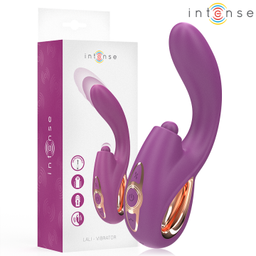 Obsenza - Lali Multifunction G-Spot Vibrator with Thrust, Tapping &amp; Vibration - Purple - Image 1