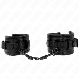 Obsenza - KINK Verstellbare Handgelenkfesseln für BDSM &amp; Kontrolle - Schwarz - Image 1