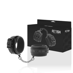 Obsenza - Manette in Pelle Vegana con Fodera in Neoprene per Bondage e BDSM - Image 1