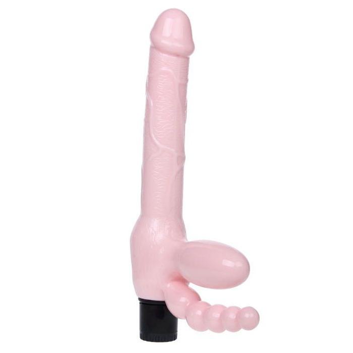 Obsenza - Baile Vibrating Strapless Harness with Anal Stimulation 25. - Pink - Image 1