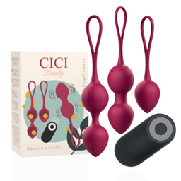 Obsenza - Controle Remoto Premium Silicone 3 Bolas de Kegel Vibrantes CICI BEAUTY - Image 1