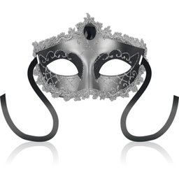 Obsenza - Masque Vénitien Élégant en Relief avec Diamant Noir pour Jeux Sensuels - TU - Image 1