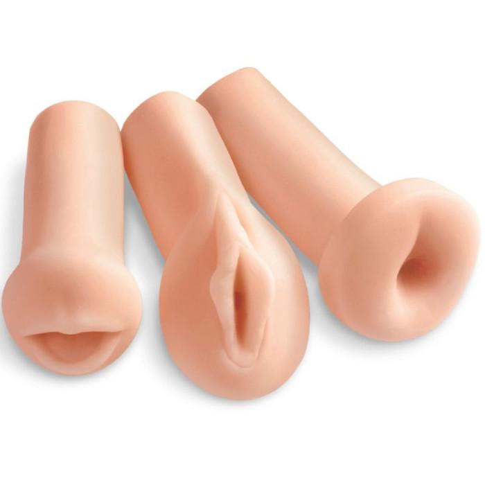 Obsenza - All 3 Holes Masturbator Kit by Pipedreams - Ultimate Pleasure Trio - Image 1