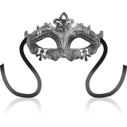Obsenza - Maschera Veneziana Argento per Giochi di Seduzione e Mistero - OS - Image 1
