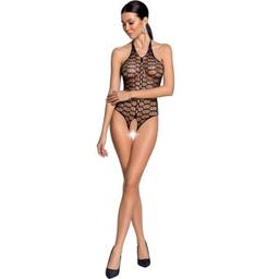 Obsenza - Elegant Passion Woman BS087 Fishnet Bodystocking with Crotch Opening - OS - Image 1