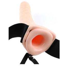 Obsenza - Strap-On Cavo Naturale 19 cm con Imbracatura Regolabile - Image 1