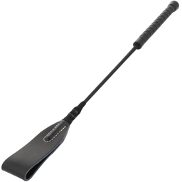 Obsenza - DARKNESS Fetisch-Reitpeitsche für Dominanz und Unterwerfung - Schwarz - Image 1