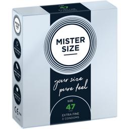 Obsenza - MISTER SIZE XS Condoms 47mm – Slim Fit for Enhanced Sensation (3 Units) - Image 1