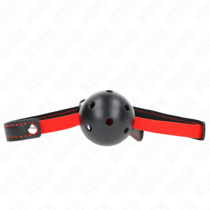 Obsenza - Mordaça Oca com Cinto Elástico KINK 4,5 cm para Submissão e Controle - Image 1