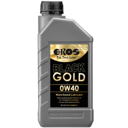 Obsenza - EROS Black Gold 0W40 Water-Based Lubricant 1000ml for Ultimate Comfort - Black - Image 1