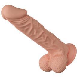 Obsenza - Dildo Realístico Flexível Buraq 24 cm Natural para Prazer Autêntico - Image 1